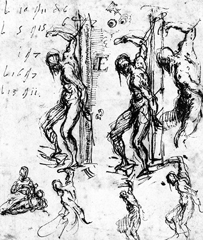 Studies of Saint Sebastian Titian